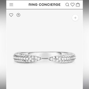 Ring Concierge Triple Row Diamond Claw Ring